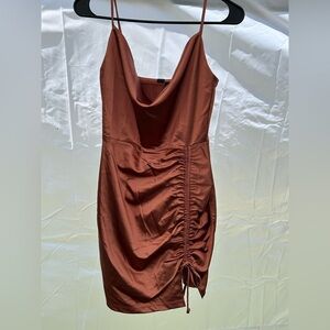 Burnt orange dress